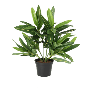 Kunstig croton plante - H: 31 cm.