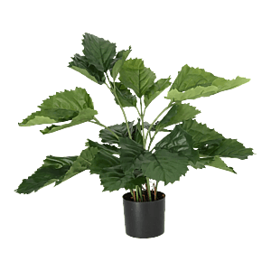 Kunstig tetrastigma busk - H: 46 cm.