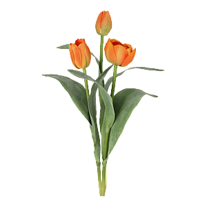 Kunstig tulipan mix orange - L: 36 cm.