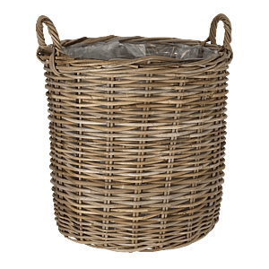 Rattan kurv rund Ekstra large.