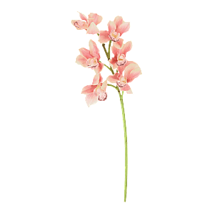 Kunstig Orkidé L: 50 cm.