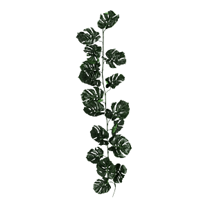 Kunstig monstera ranke - L: 180 cm.