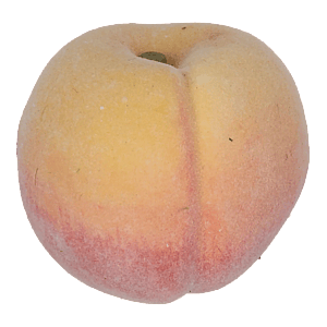 Kunstig Fersken L: 8 cm.