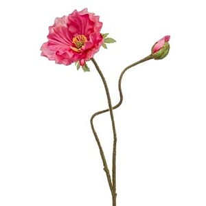 Kunstig Valmue L: 74 cm.
