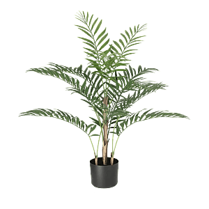 Kunstig Chamaedorea palme UV H: 90.