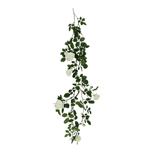 Kunstig Roseranke L: 147 cm.