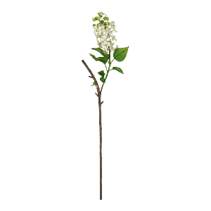 Kunstig syren stilk i creme - L: 75 cm.