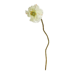 Kunstig Valmue L: 55 cm.
