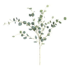 Kunstig eukalyptus stilk - L: 120 cm.