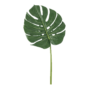 Kunstig Philo blad L: 75 cm.