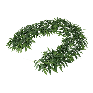 Kunstig Ruscus Garland Ranke - L: 190 cm.