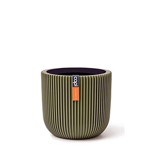 Capi krukke Groove special grøn - 9x8x7.