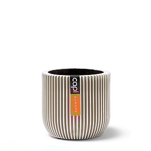 Capi krukke Egg Planter Groove 10x9 cm Ivory.
