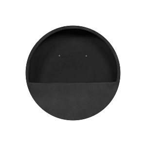 Wallhanger sort - Ø: 50 cm.