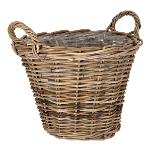 Rund Rattan kurv Ø: 40 cm.