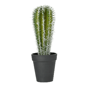 Kunstig kaktus - H: 28 cm.