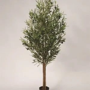 Kunstig oliventræ med frugt - H: 170 cm.