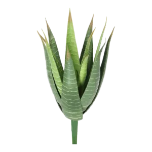 Kunstig aloe vera busk.
