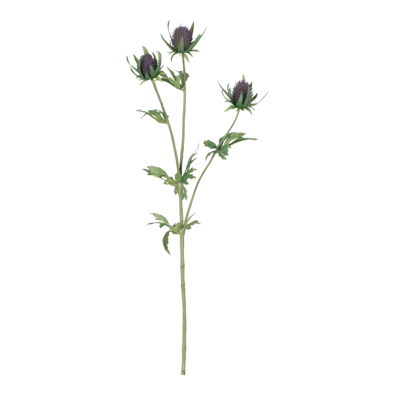 Kunstig tidsel stilk L: 60 cm.