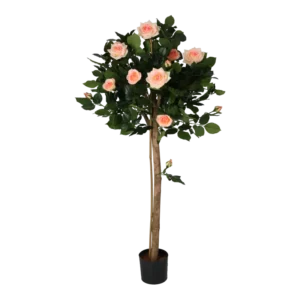 Kunstig rosentræ rosa - H: 110 cm.