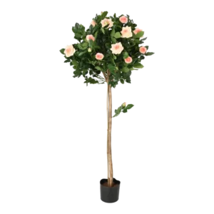 Kunstig rosentræ rosa - H: 140 cm.