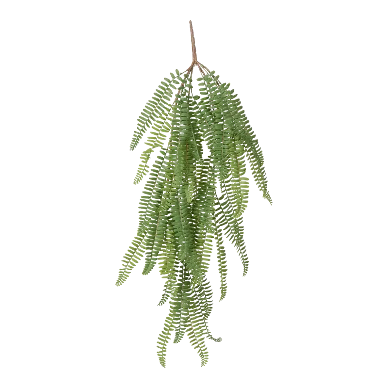 Kunstig bregne hængeplante - L: 60 cm.