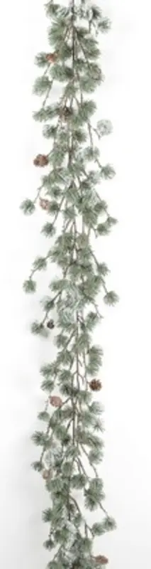 Kunstig Lærk ranke m. kogler L: 170 cm.