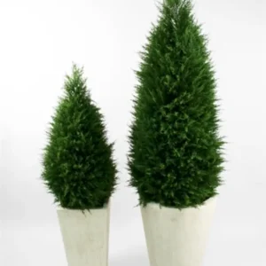 Kunstig cypress kegletræ - H: 160 cm.