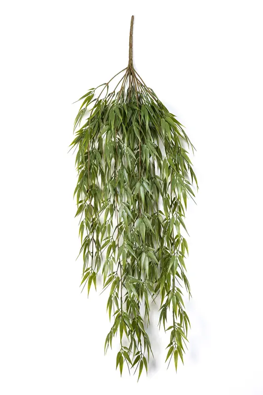 Kunstig bambus hængeplante - L: 85 cm.