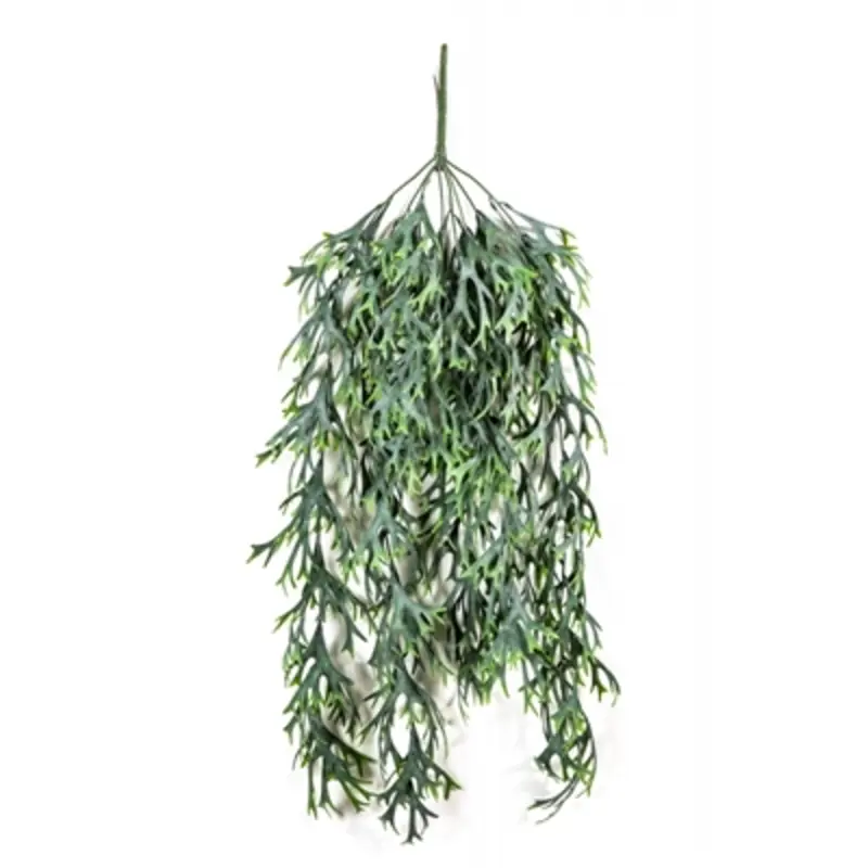 Kunstig staghorn hængeplante - L: 80 cm.