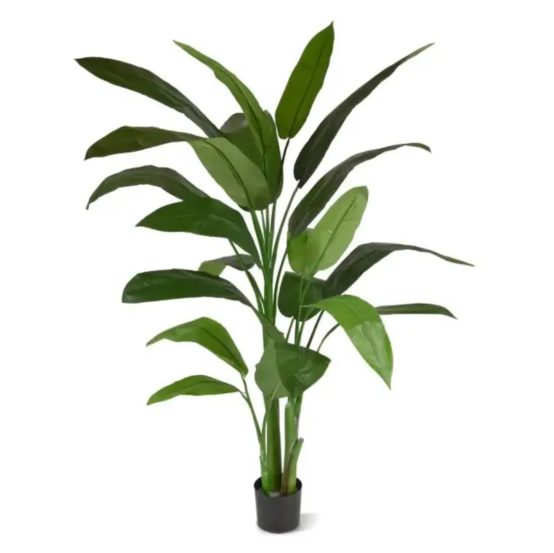 Kunstig Heliconia træ i potte - H: 170 cm.