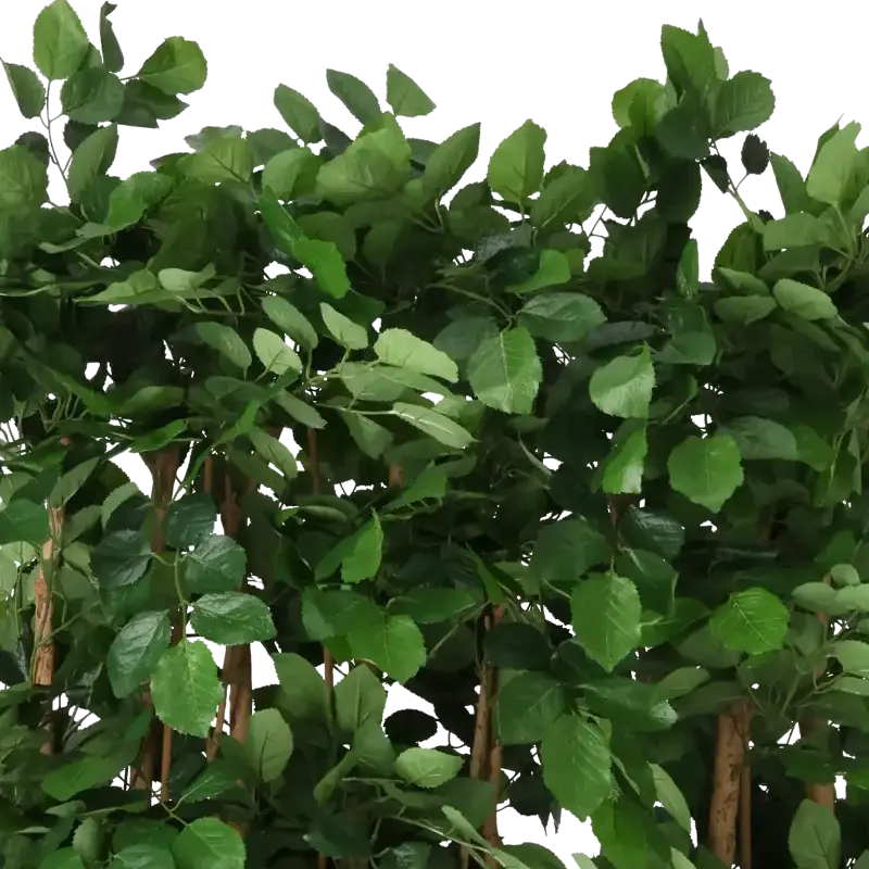 Closeup af Kunstig bøgehæk - H: 130 cm.