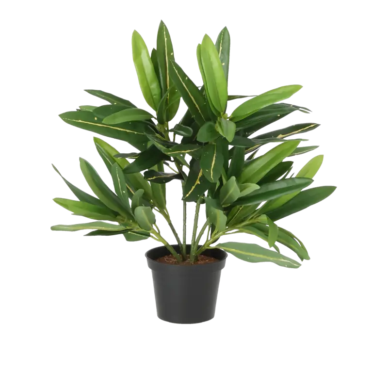 Kunstig croton plante - H: 31 cm.