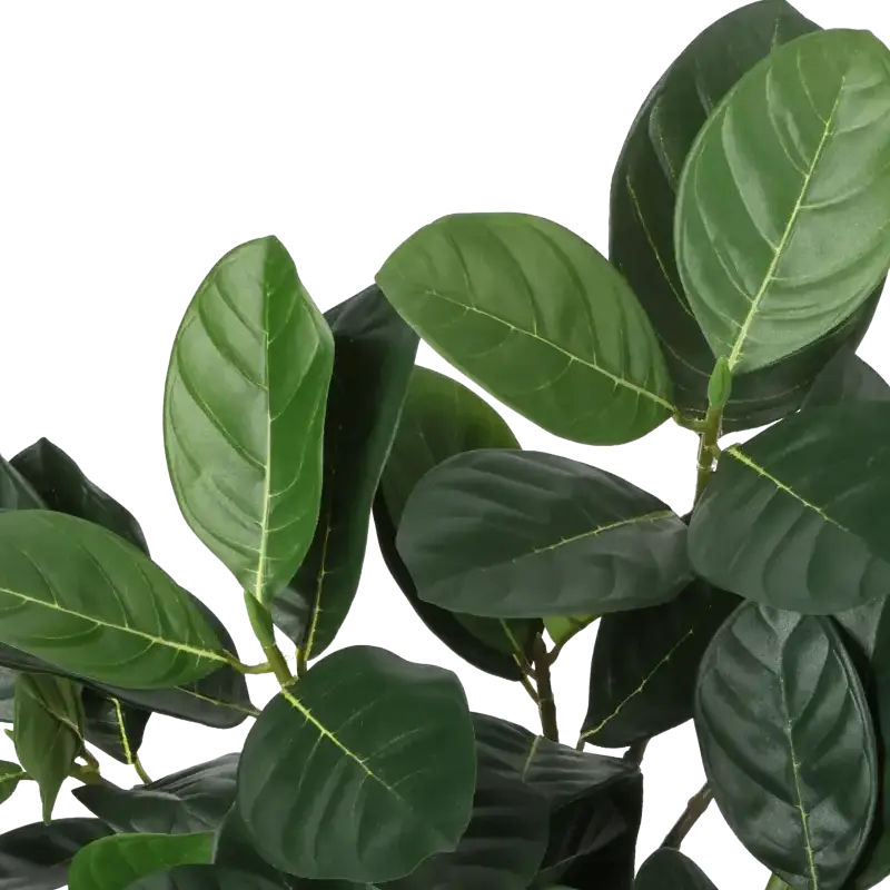 Closeup af Kunstig artocarpus busk - H: 48 cm.