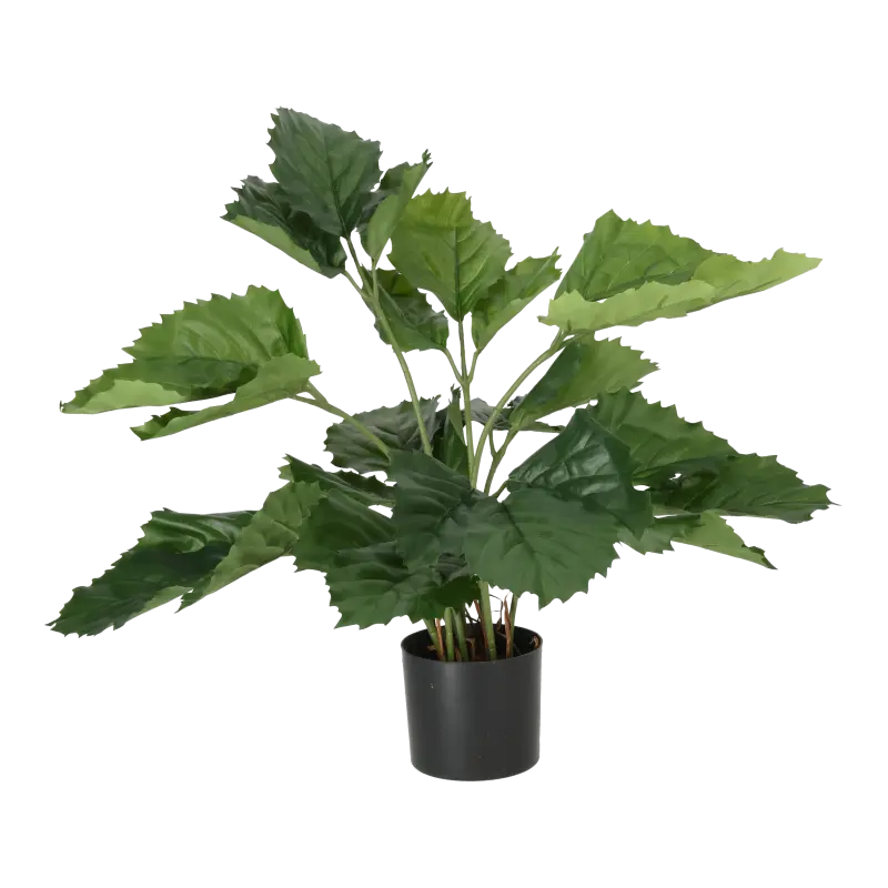 Kunstig tetrastigma busk - H: 46 cm.
