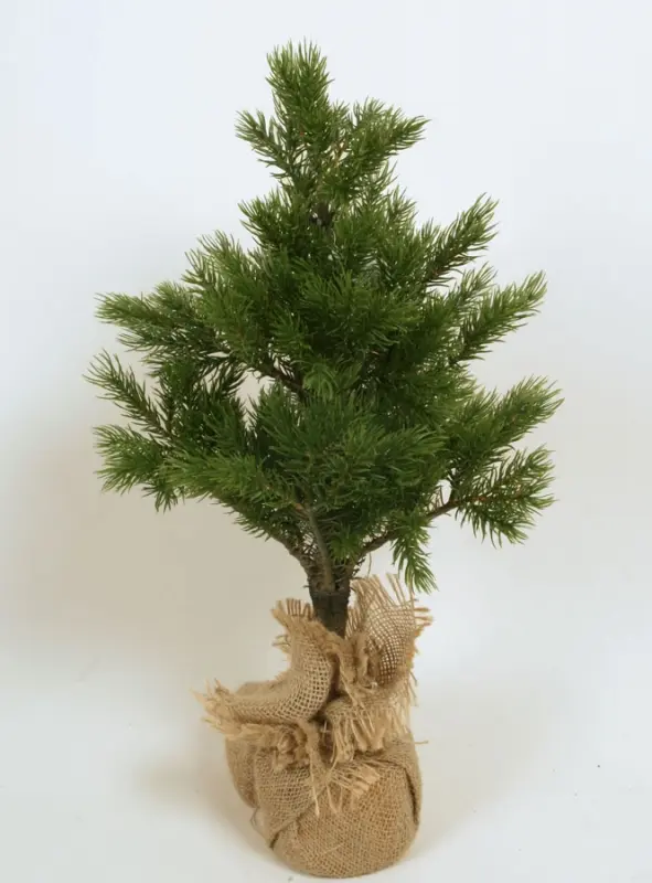 Kunstig grantræ i potte - H: 60 cm.