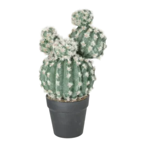 Kunstig kaktus med potte - H 45cm.