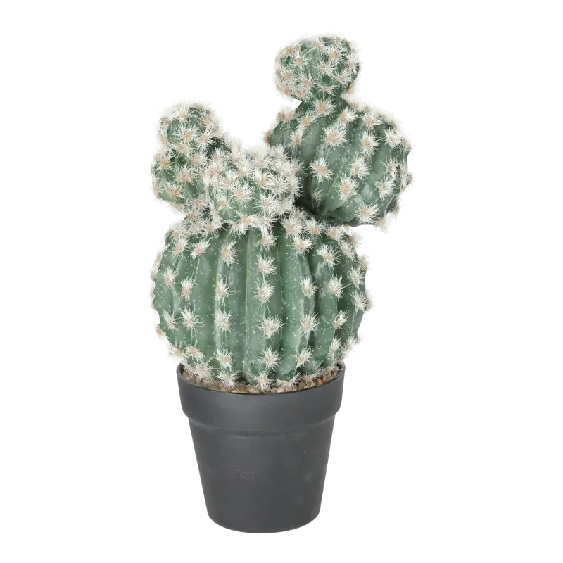 Kunstig kaktus med potte - H 45cm.