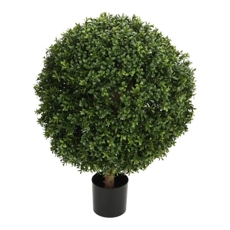Kunstig buksbom Ø: 50 cm, H: 70 cm.