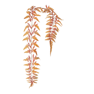 Kunstig bregne hængeplante - L: 55 cm.