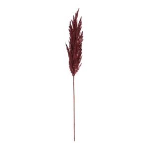 Kunstig Pampasgræs vinrød - L: 90 cm.