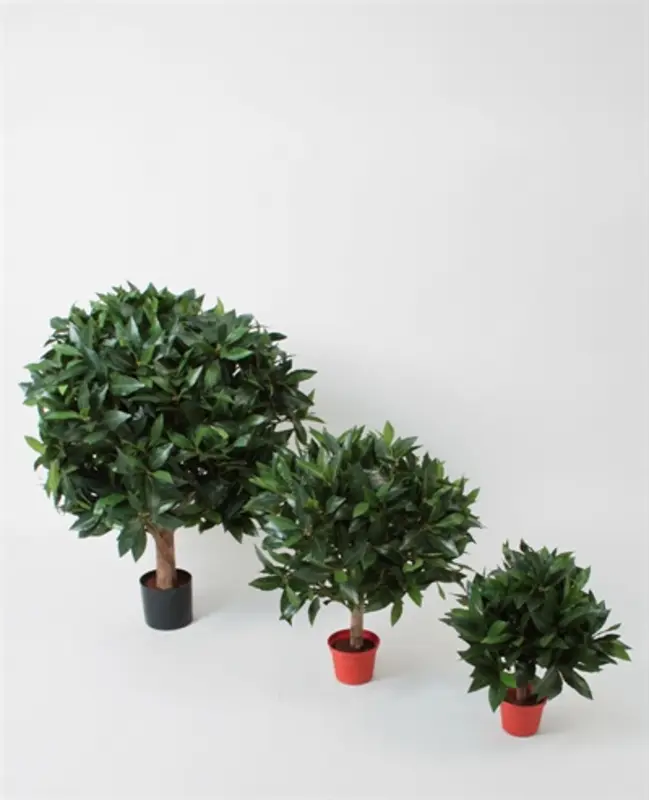 Kunstig laurbær kugle - H: 50 cm.