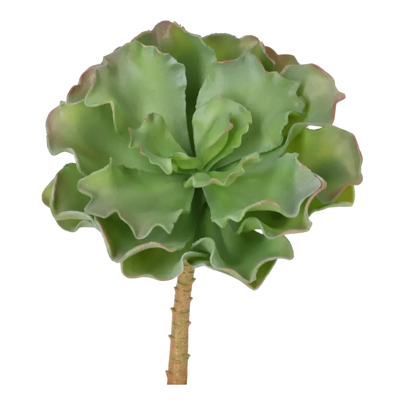 Kunstig echeveria busk - H: 18 cm.
