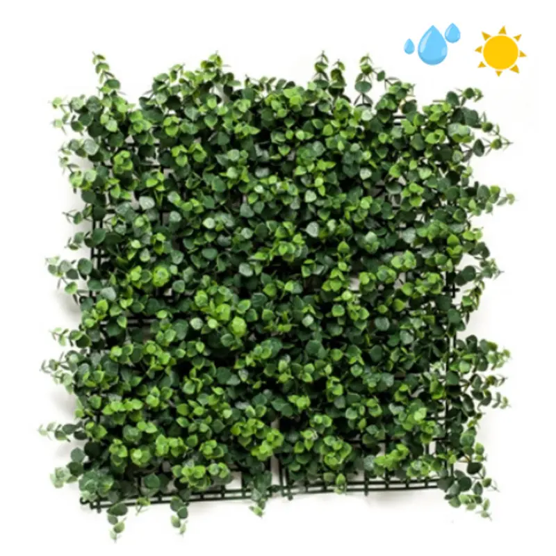 Kunstig Eukalyptus måtte - 50x50 cm.