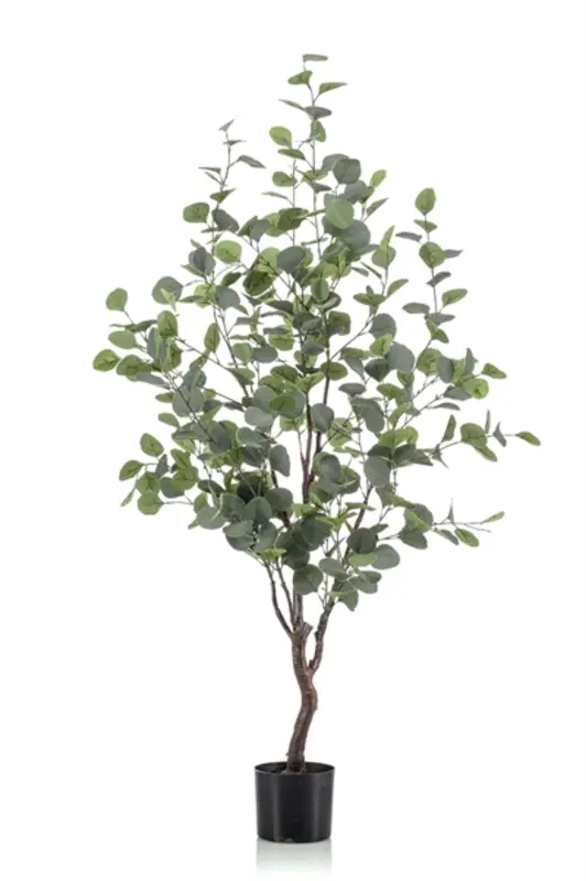 Kunstig eukalyptus træ - H: 120 cm.