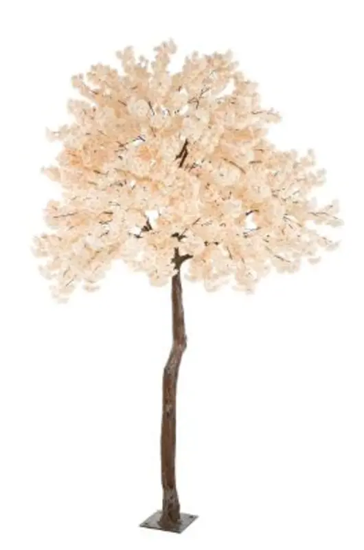 Kunstig kirsebær træ light pink H: 320 cm.
