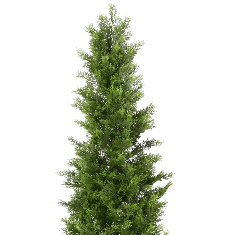 Closeup af Kunstig cedar træ UV - H: 150 cm.