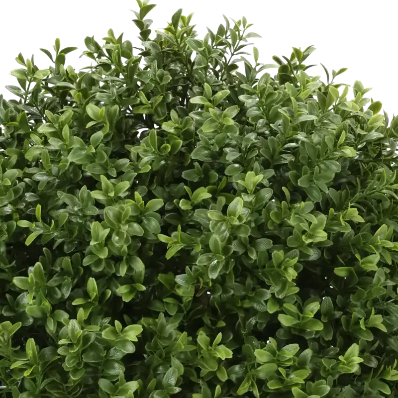 Closeup af Kunstig buksbom kugle - Flere størrelser - Ø 40 cm.