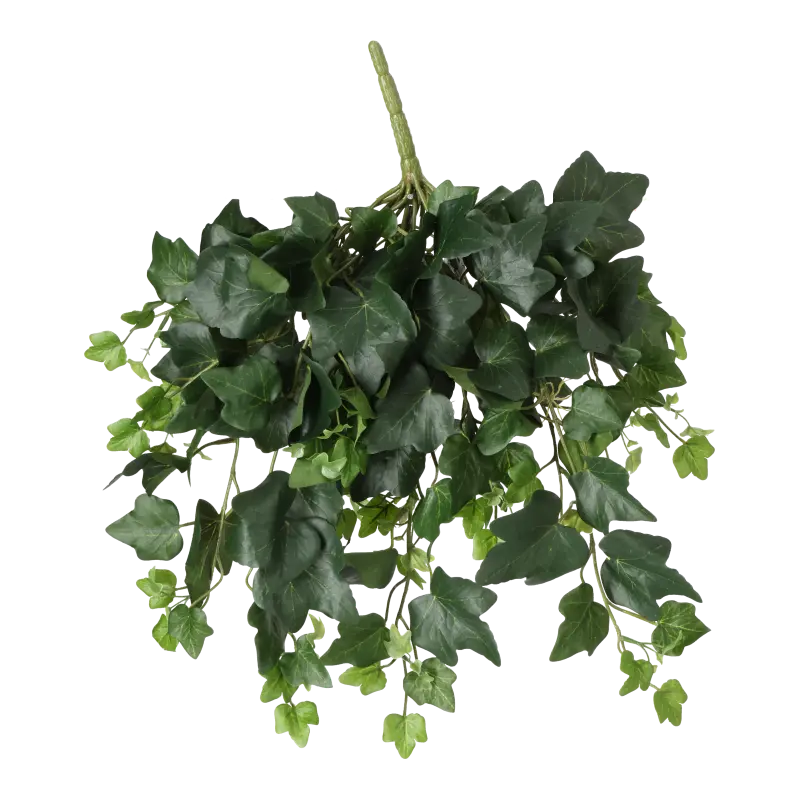 Kunstig efeu hængeplante grøn - L: 45 cm.