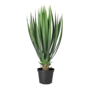 Kunstig yucca baby palme - H: 42 cm.